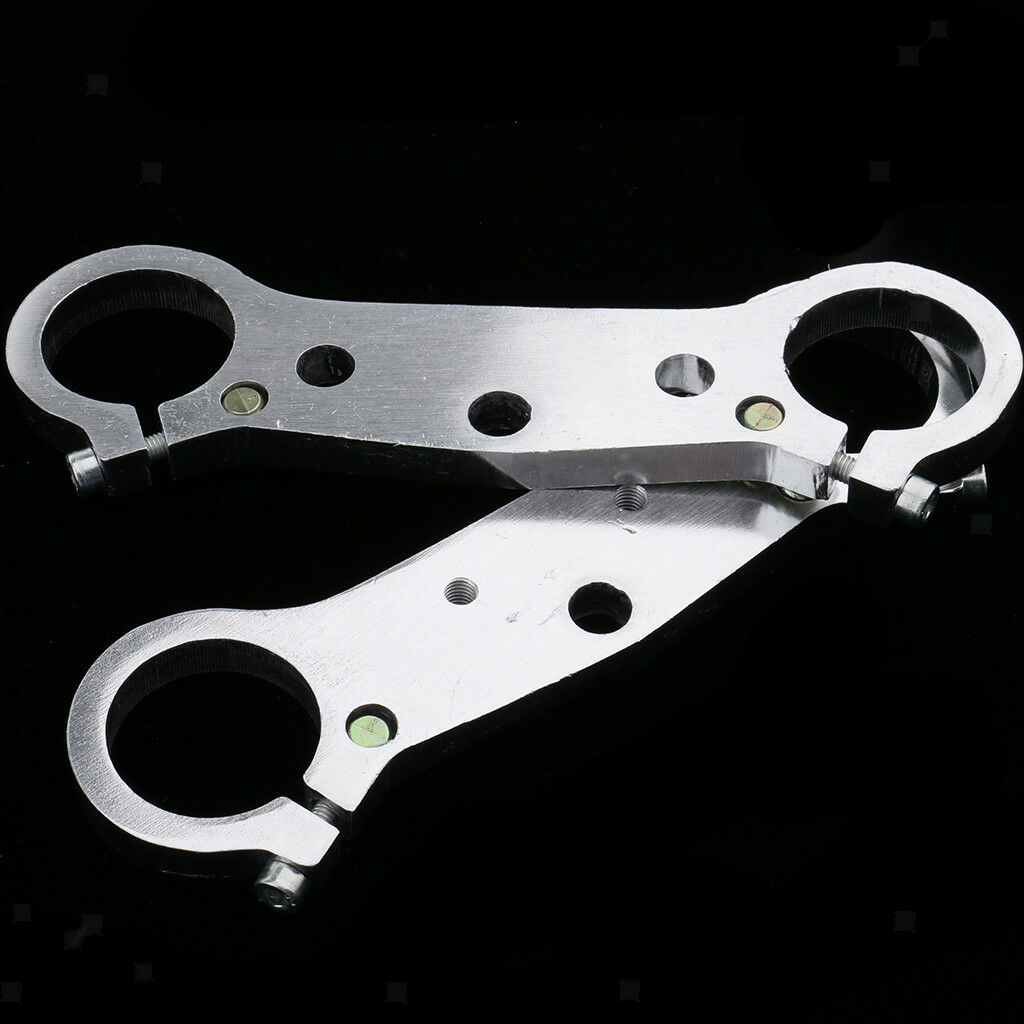 Pair Motorcycle Front Fork Yokes Clamp for 47cc 49cc Mini Motor Dirt Bike