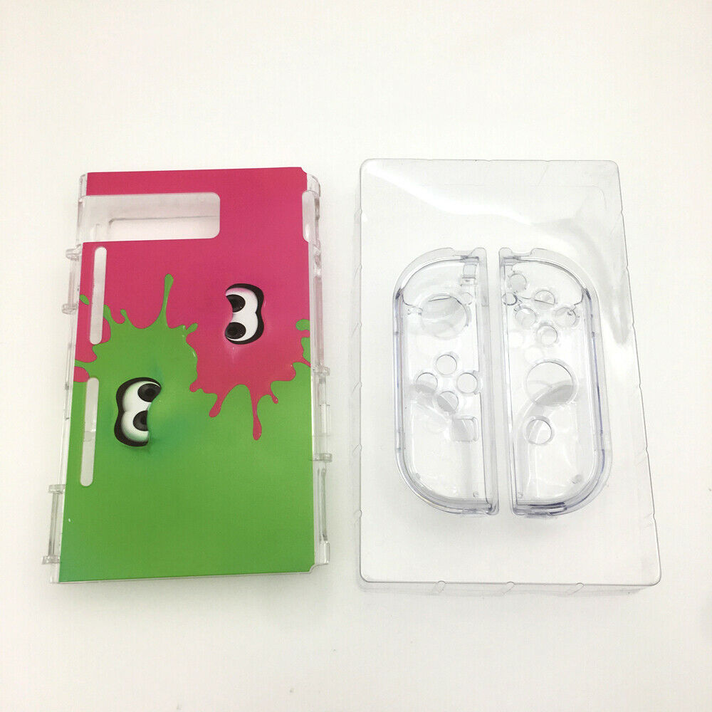 For Splatoon Crystal Protection Shell Case Cover for Nintendo Switch NS