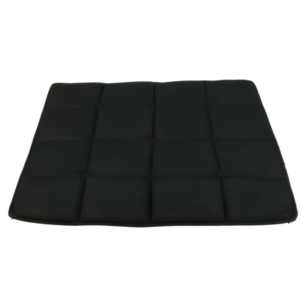 Breathable Non-Slip Chair Cushion Sweat-absorbing Car Seat Cover Pad Black