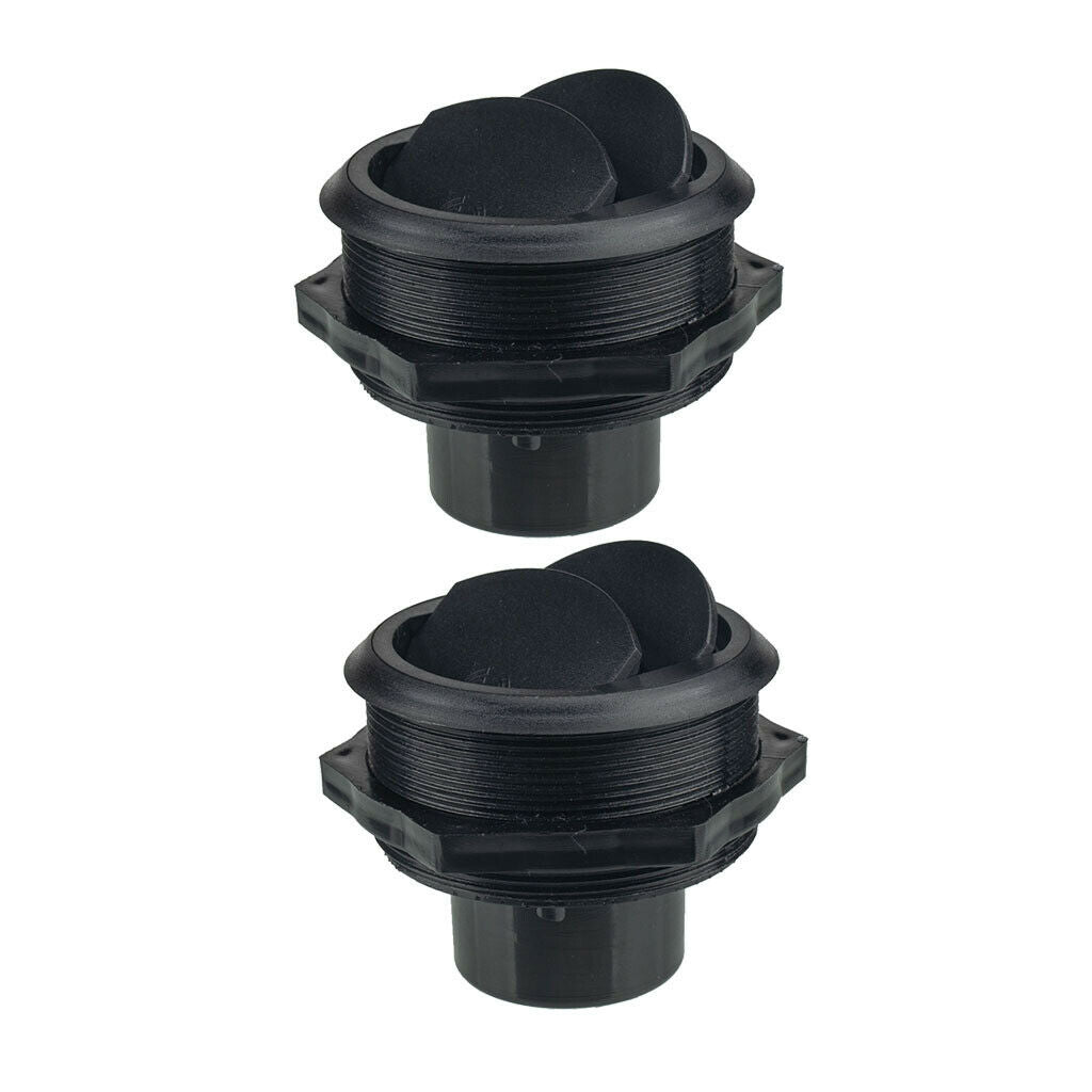 2Pcs 46mm Universal A/C Air Outlet Vent For Boat Yacht Part Outline 82mm