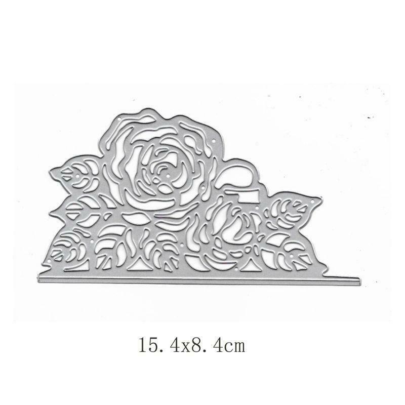 Rose Petal Metal Cutting Dies Stencil DIY Scrapbooking Album Stamp Paper Card