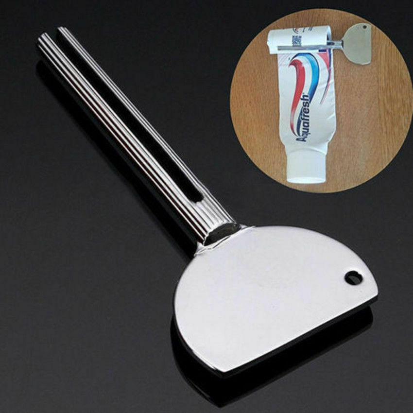 Stainless Steel Metal Tube U Shape Toothpaste Hair Dye Oil Paint Squeezer Gadget