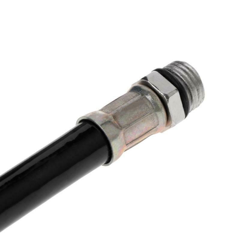 Air Tyre Inflator Pressure Car Auto Tire Pump Hose Gauge Flexible Hose Connector