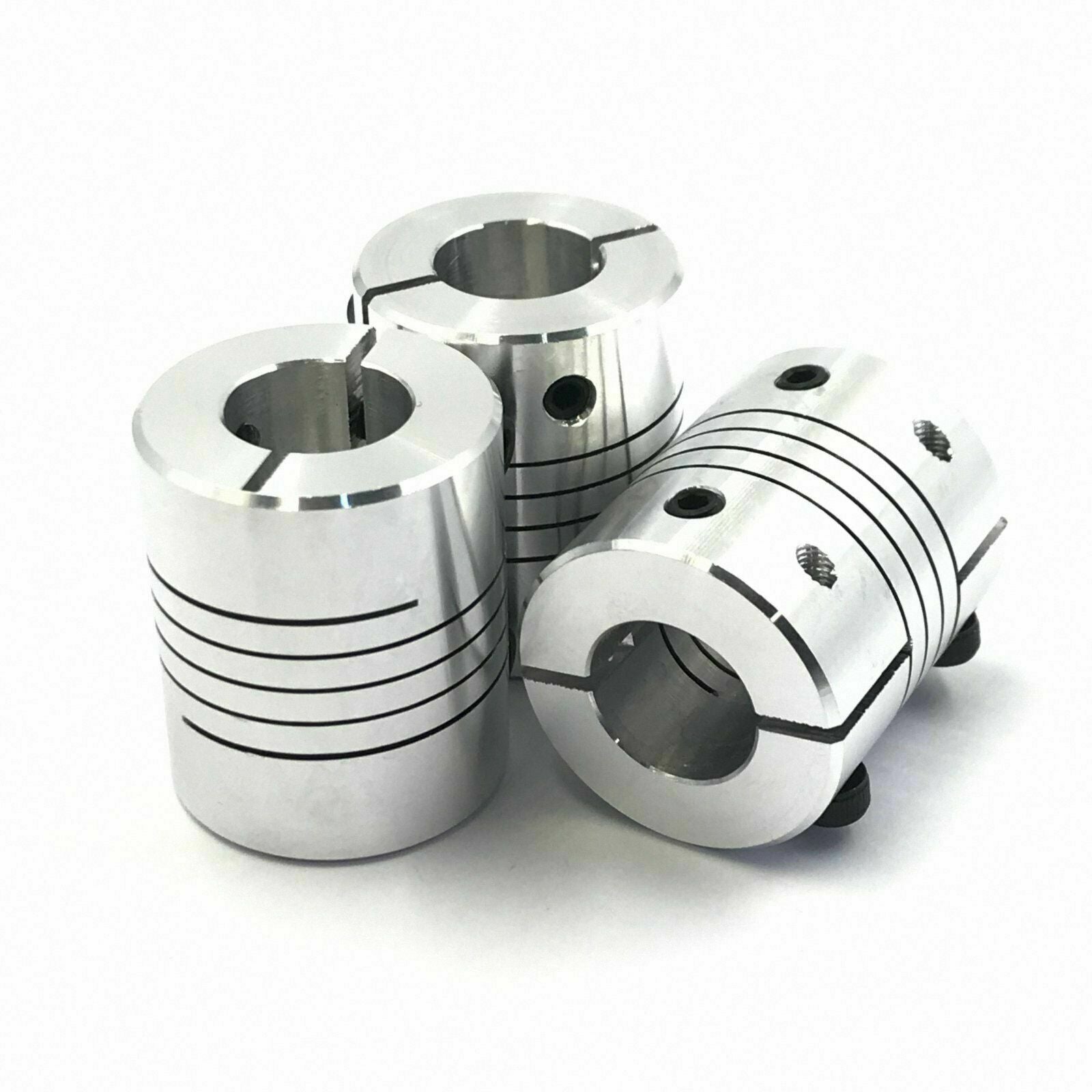 3pcs 8 x 8mm Flexible Shaft Coupling Stepper Motor Coupler Connector D20 L25