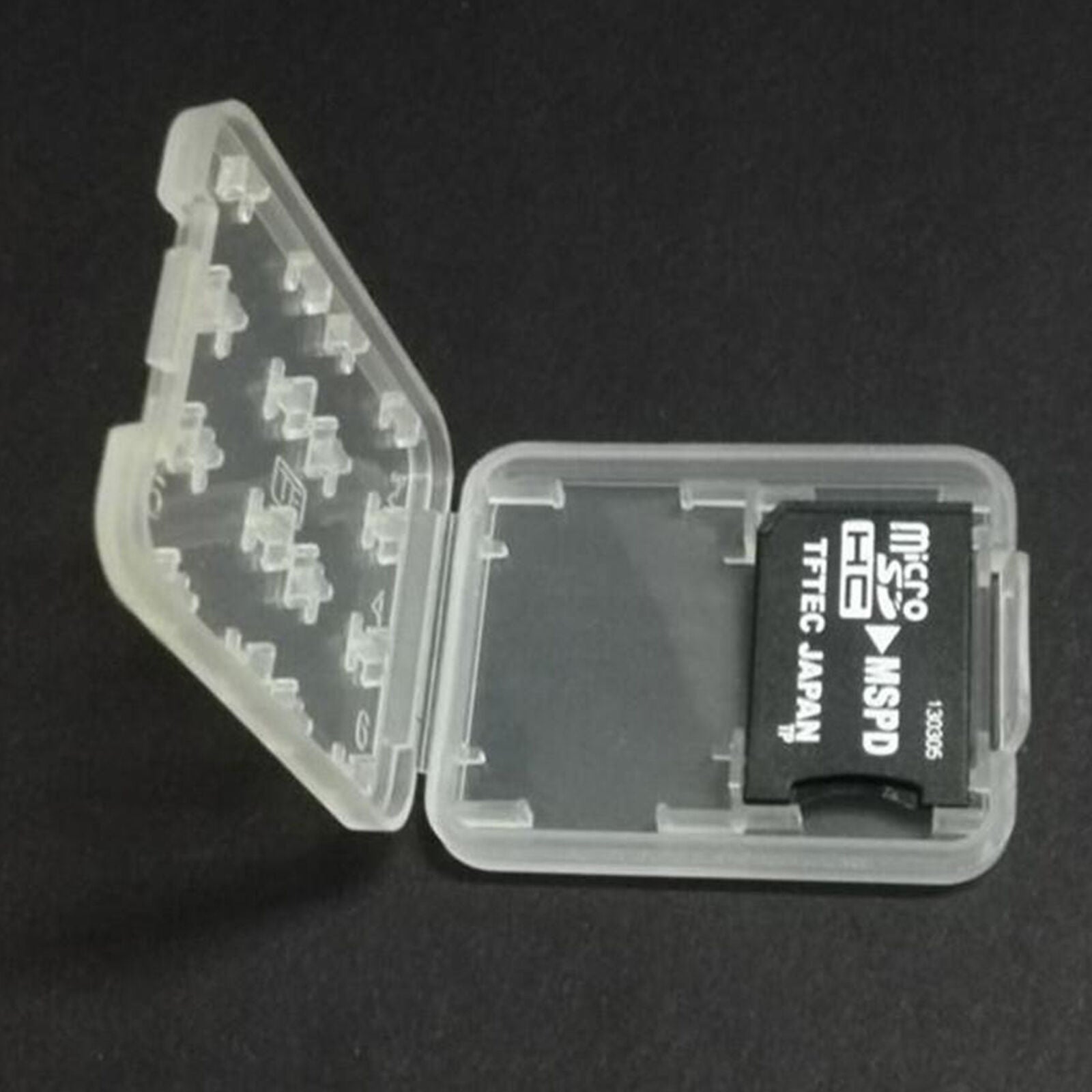 1Pcs 8-Slot Micro SD TF SDHC MSPD Memory Card Protecter Box Storage Case Hold