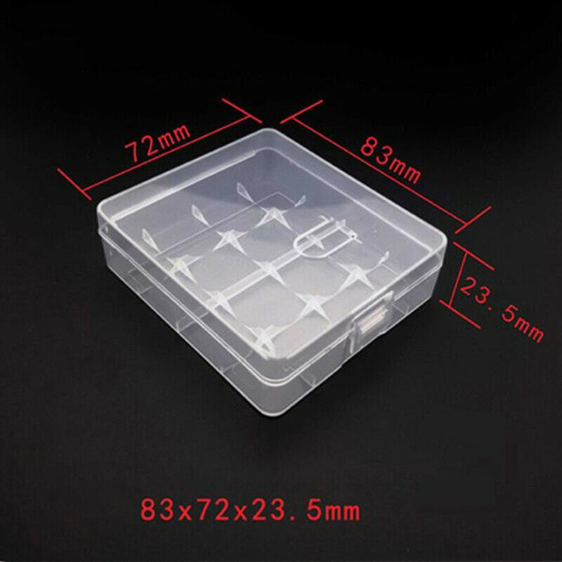 Hard Plastic Battery Waterproof Storage Boxes Case Holder With Clip For 4.l8