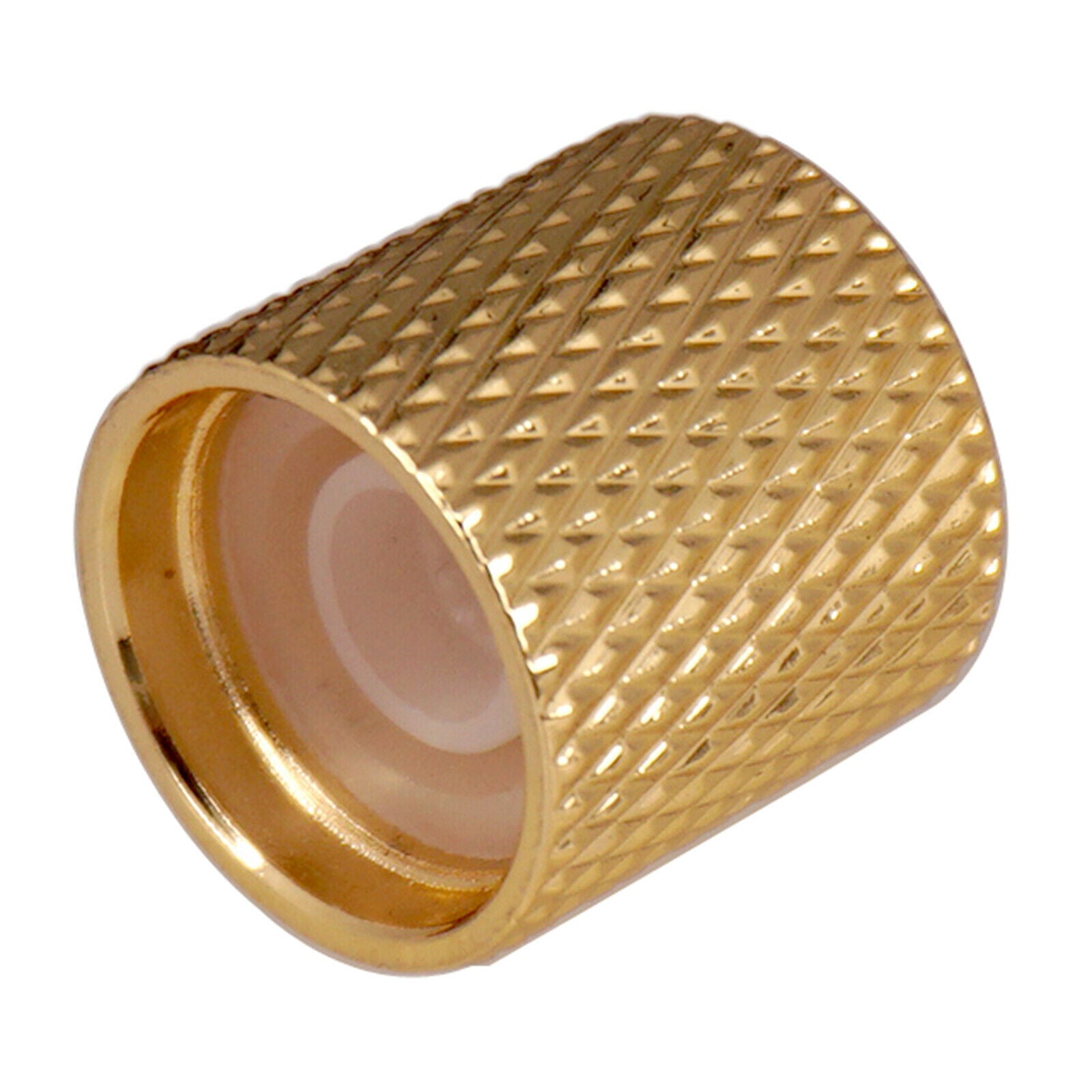 4pcs Heavy Metal Knurled Control Knobs for Electric Guitar or Precision Bass