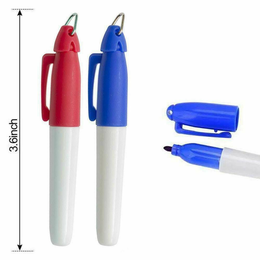 Ball Triple Track 3  Line Marker Golf Mark Stencil with 2 Pen Golf Ball Marker