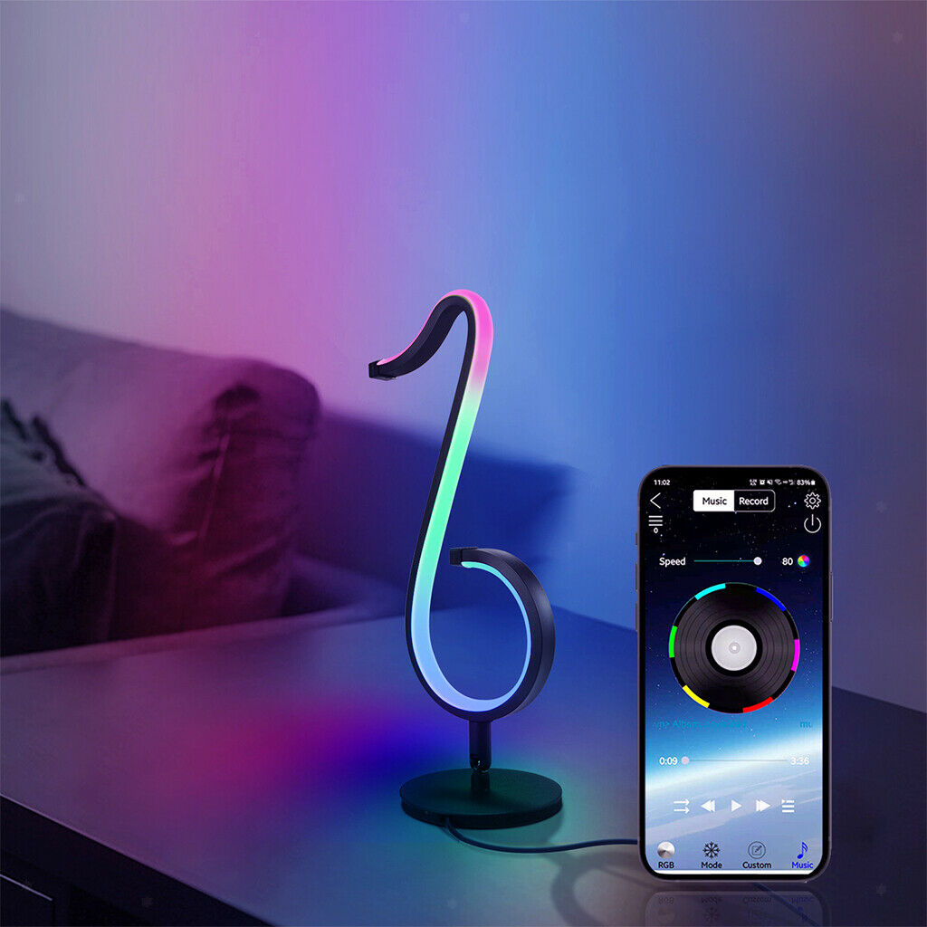 Dimmable RGB Decor Table Lamp Lights Living Room Lighting Props Ornaments