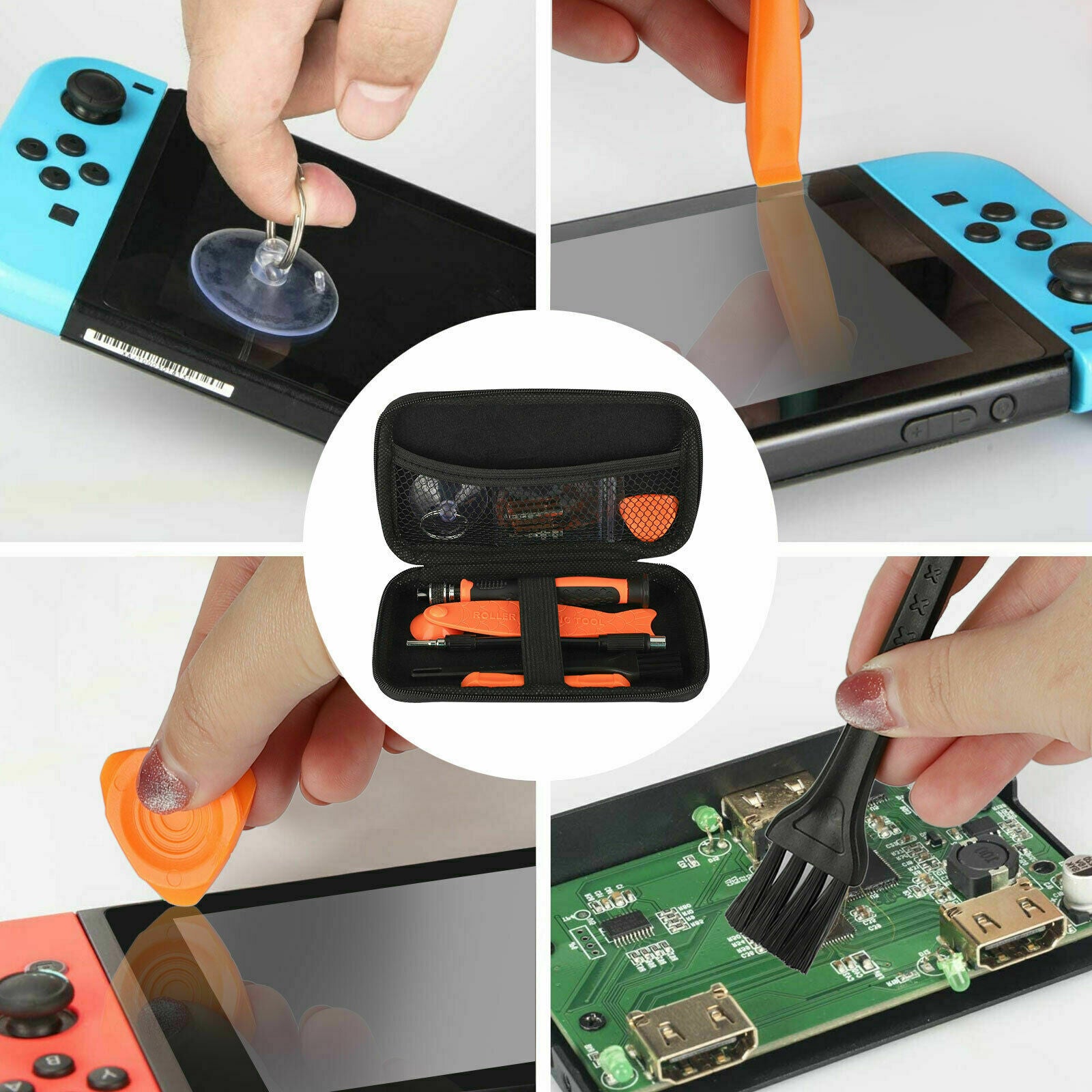 14pcs Screwdriver Repair Full Tools Kit Set for Nintendo Switch Wii N64 SNES NGC