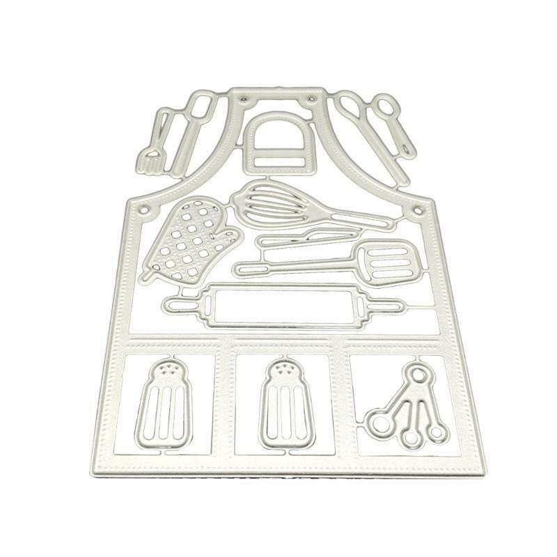 Apron Metal Cutting Dies Stencil DIY Scrapbooking Album Paper Card Template Mold
