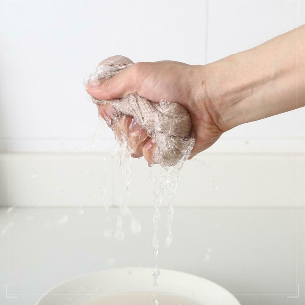 3pcs Wipe Glass Fish Scale Cloth Cleaning Cloth Soft Water-Absorbing Clean Towel