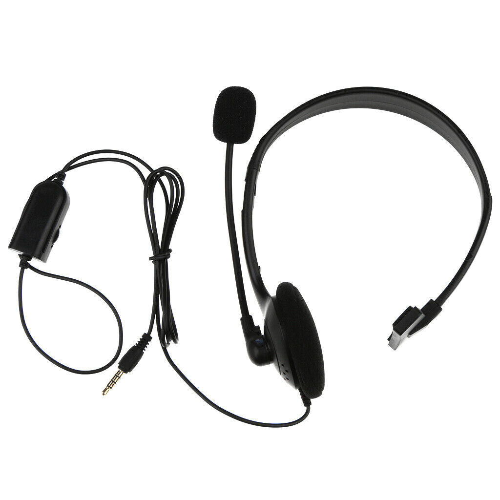 3.5mm Single Earpiece, Stereo Over Ear Headphone, Earphone with Microphone