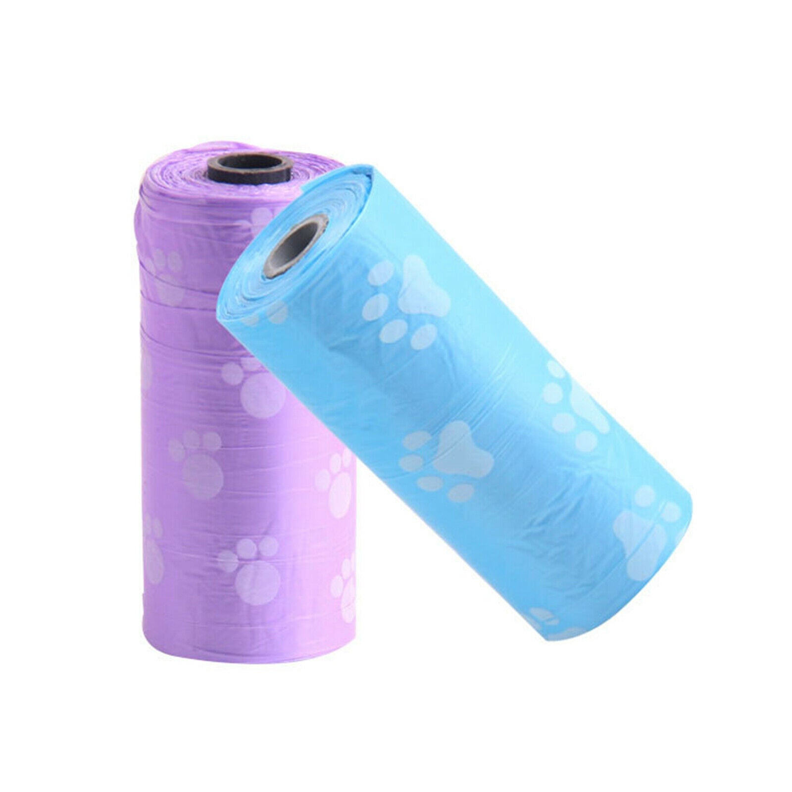 5 Rolls Pet Waste Refill Bags Portable Pet Doggy Poo Poop Pooper Scooper Toilet
