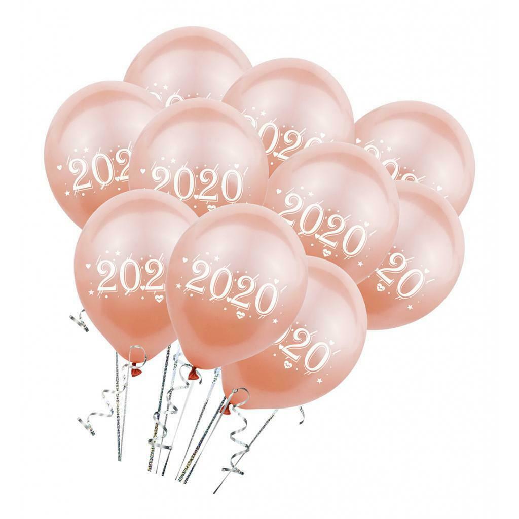 40pcs New Year Balloons Decorations New Year Wedding Favors Accessories