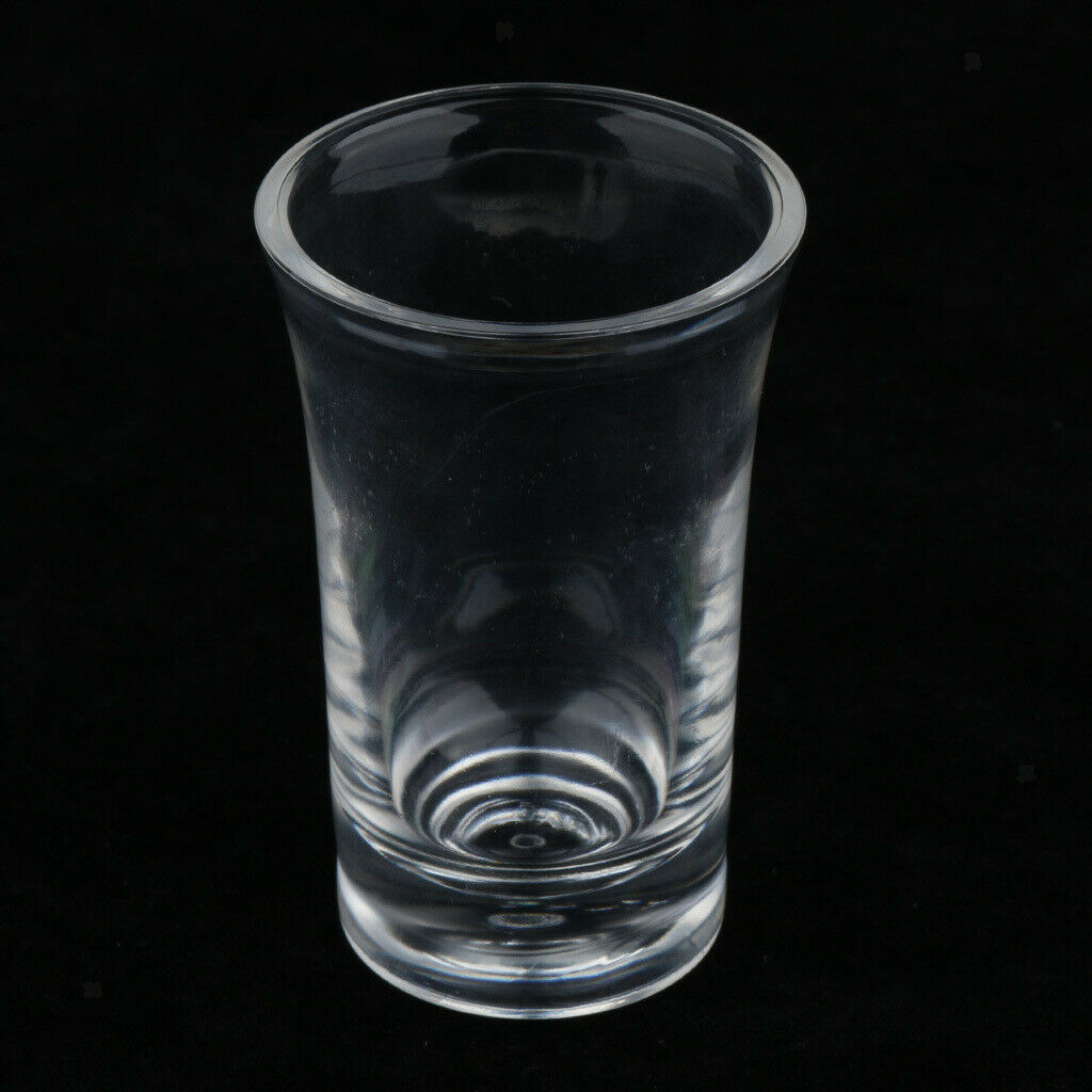 Excellent Acrylic Solid Glass Wine Cup 35ml High Temp Resistant for Bar Home