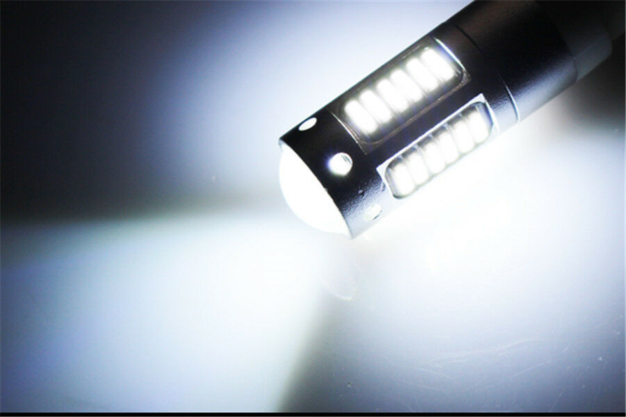 Xenon White PWY24W PW24W Front Turn Signal Lights LED Bulbs