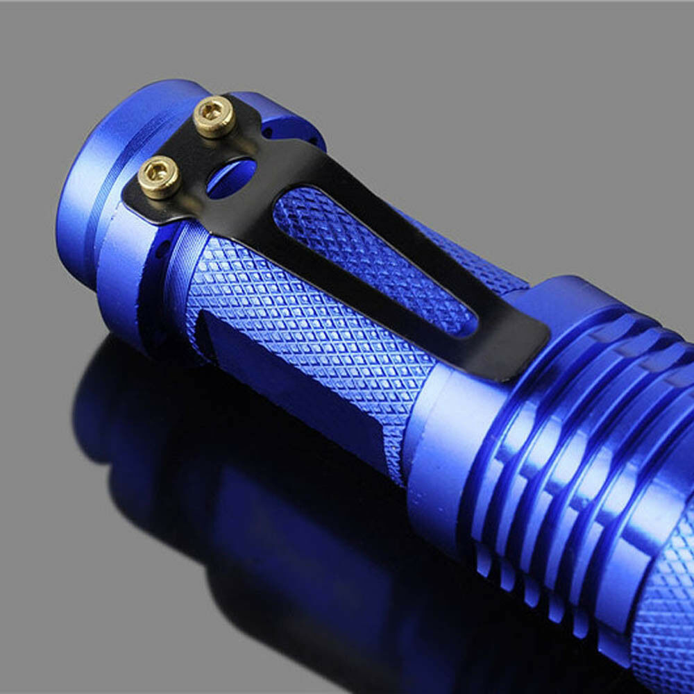 Portable Mini Q5 Zoomable 1200 Lumen LED Flashlight Torch Lamp 9.4cm