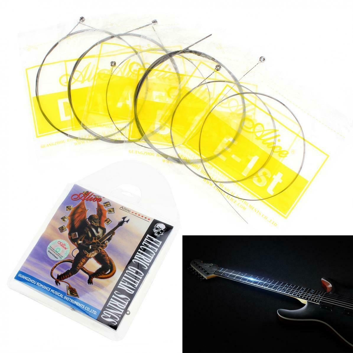 6pcs 009 - 042 inch Plated Steel Coated Nickel Alloy Wound Electric Guitar