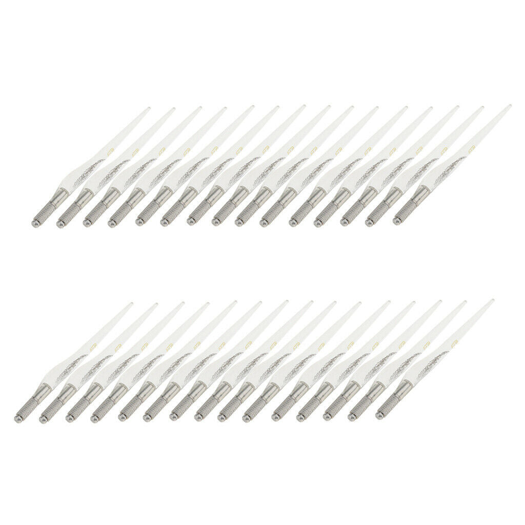 Pack of 30 Reusable Lip Line Eyeliner Body Art Tattoo Permanent Makeup Pens