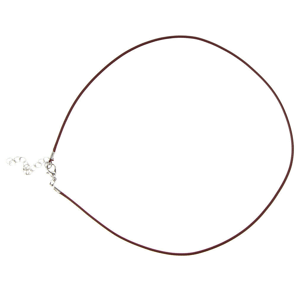40x Wax Cord Rope Necklace Chain Rope with Lobster Clasp Jewelry Pendants