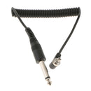 PC to 6.35 mm Spring-PC Sync Cable with Screw Lock Suitable for Yongnuo