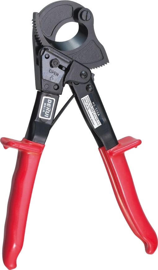 Aluminum Cut Up To 240mm² Copper Ratchet Cable Cutter Wire Cutting Hand Tool Red