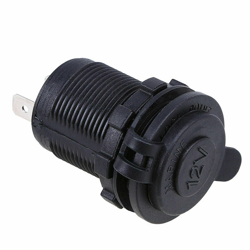 New 12V Car Cigarette Lighter Socket Charger Adapter Auto Motorcycle Marine Boat