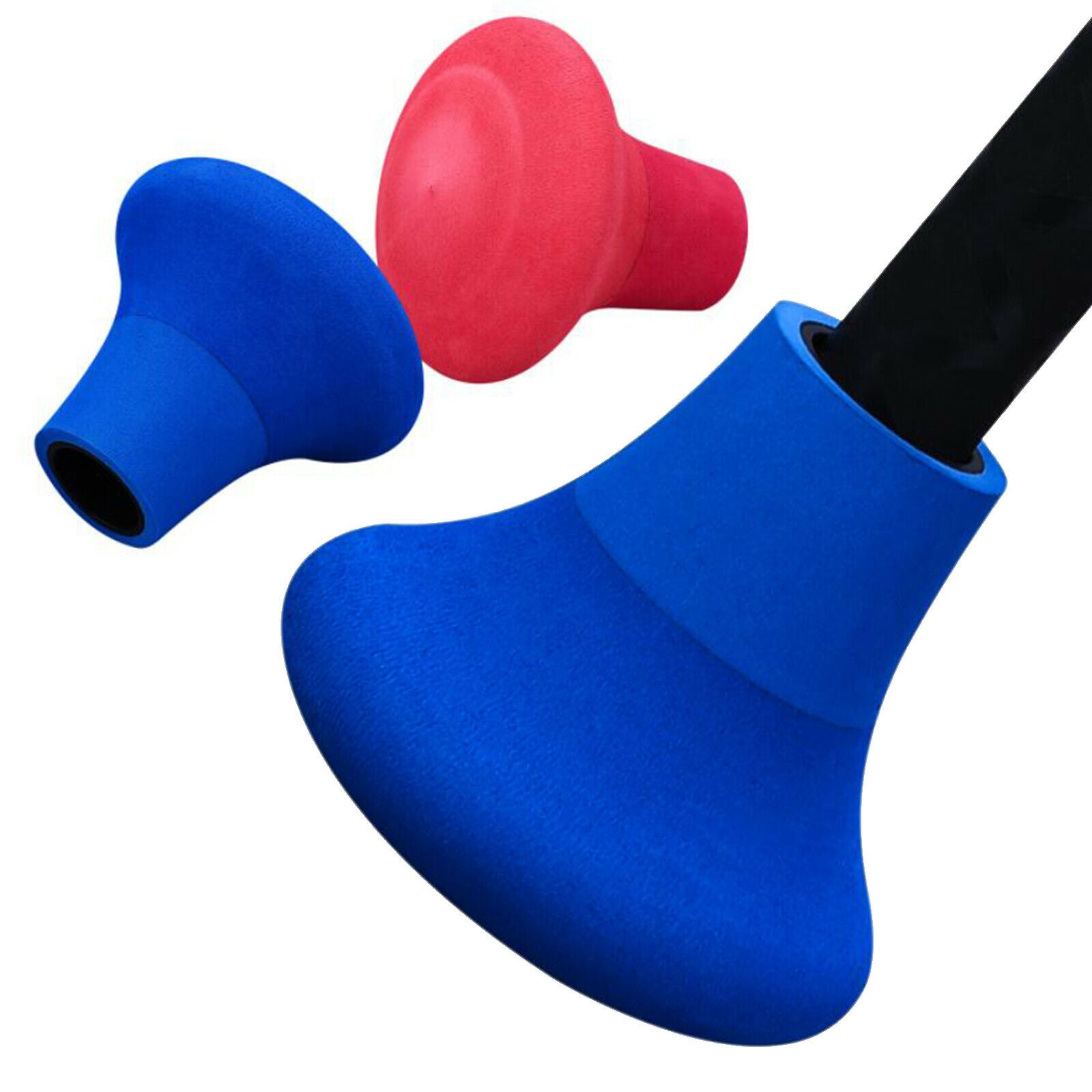 2X Fishing Rod Support Gimbal Non-slip Stand Up Belly Pole Holder Bracket Blue