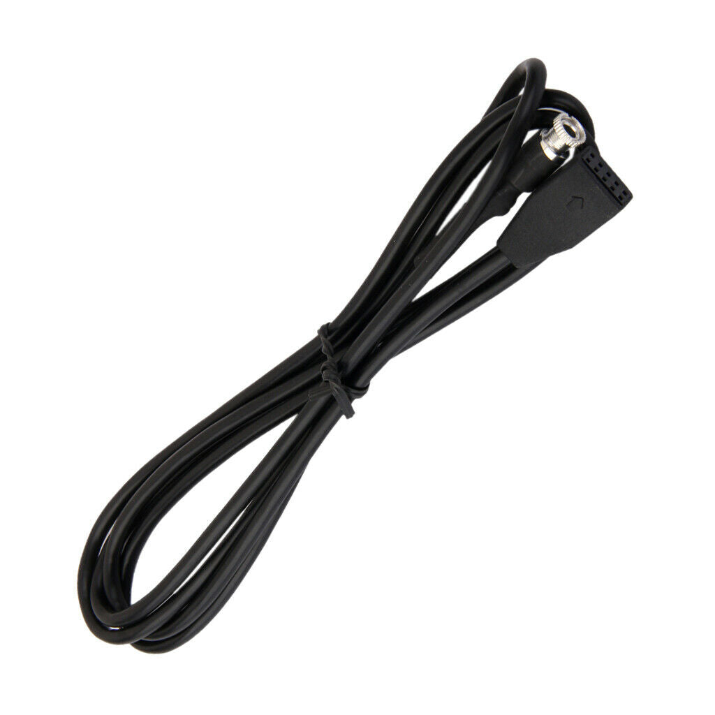 3.5mm Female Jack Car Aux-in Adapter Cable FOR BMW BM54 E39 E53 X5 E46 Black