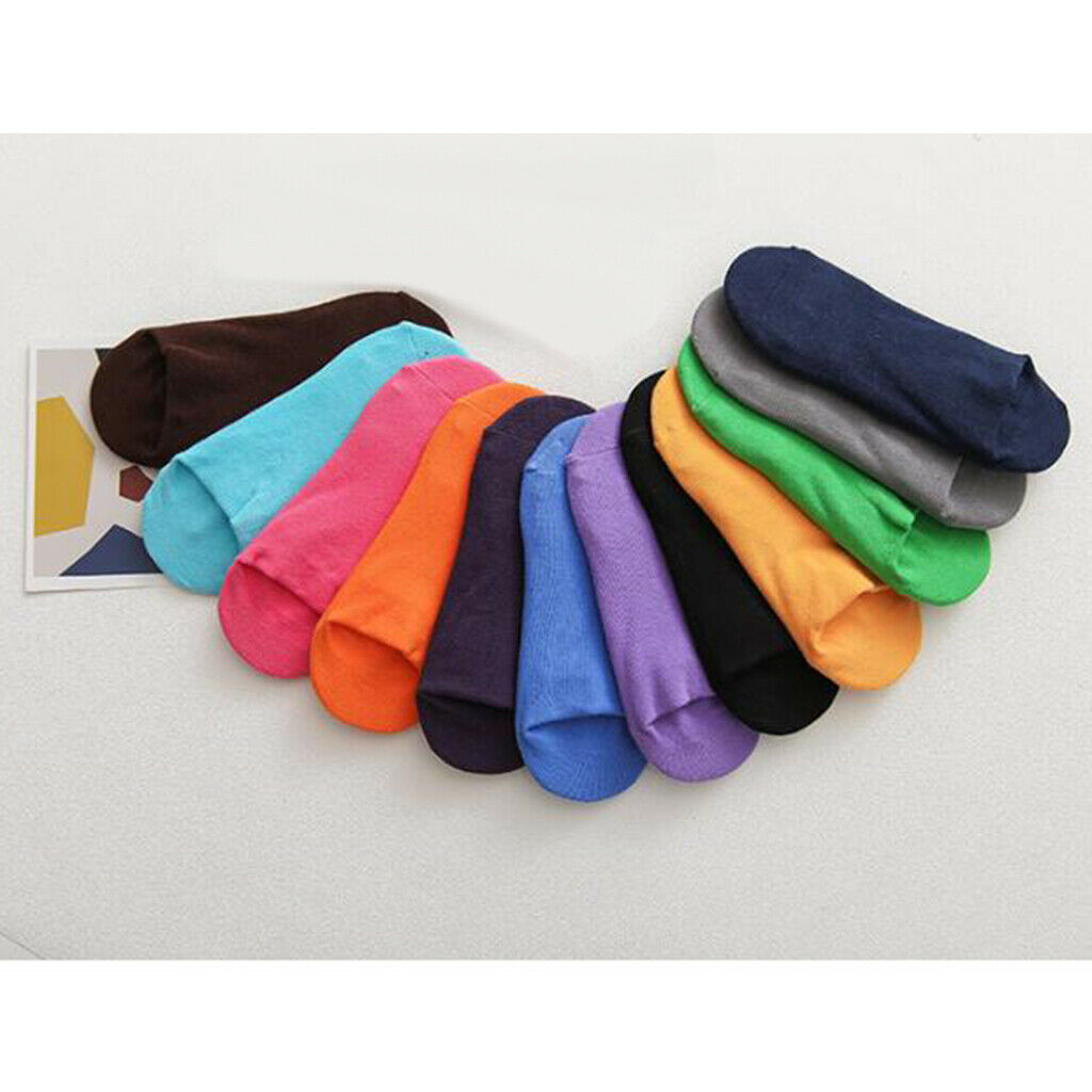 2 Pairs Teens Adults Anti-slip Yoga Pilates Barre Grip Ankle Crew Socks