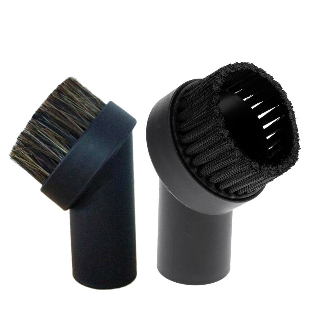 pack of 2pcs Dusting Brush Horsehair Bristle Replacement Cleaner Brushes Heads