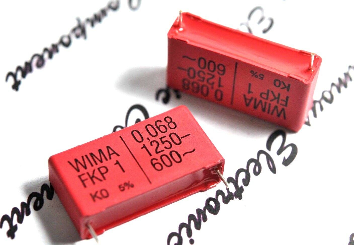 1pcs - WIMA FKP1 0.068uF (0,068µF 68nF) 1250V 5% pitch:37.5mm Capacitor