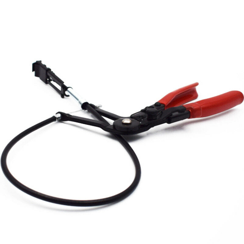 Flexible Wire Long Reach Hose Clamp Plier Fuel Oil Water Pipe Repair Tool Steel