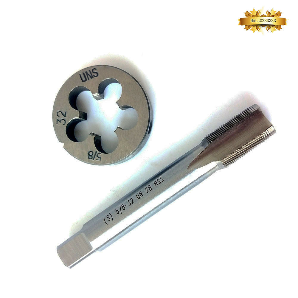 1pcs 5/8 -32 tap + 1pcs 5/8 -32 die UNF British US made right hand taper