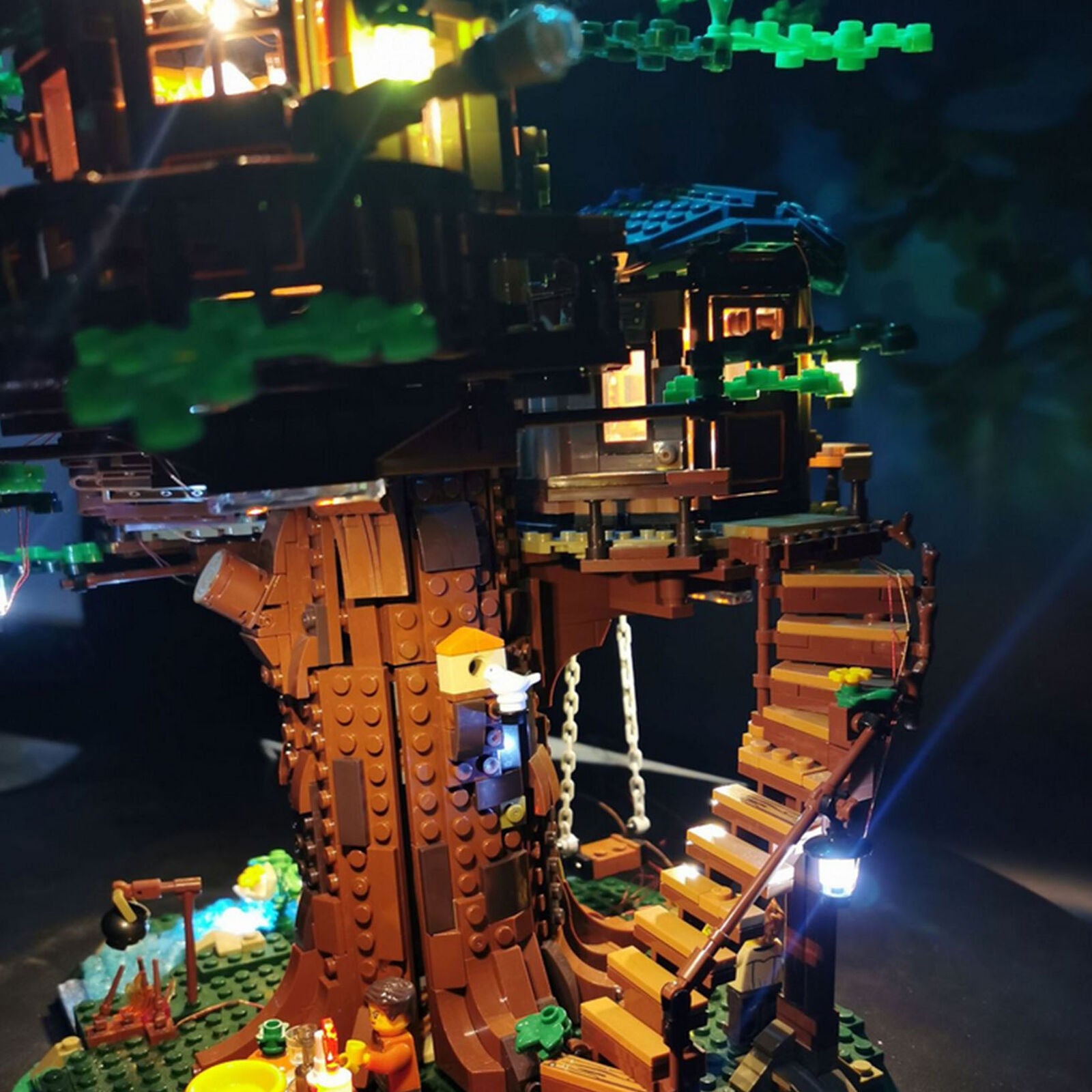 For Lego 21318 Ideas Treehouse Bricks Toys ONLY LED Light Lighting Kit w/