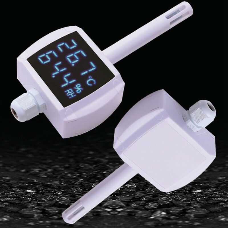 4X(Wall-Mounted Temperature and Humidity Transmitter Duct Sensor A8D9)