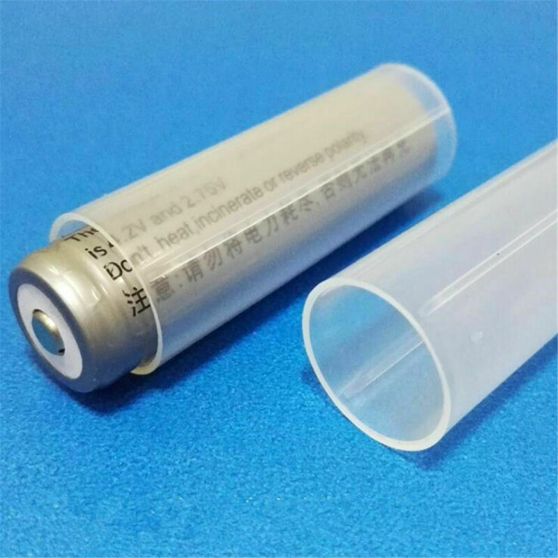 10Pcs Plastic 18650 Battery Holder Tube For Flashlight Torch Lamp Light 6.15cm