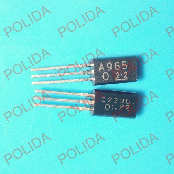 5pairs OR 10PCS TOSHIBA TO-92MOD 2SA965-O/2SC2235-O 2SA965/2SC2235 A965/C2235