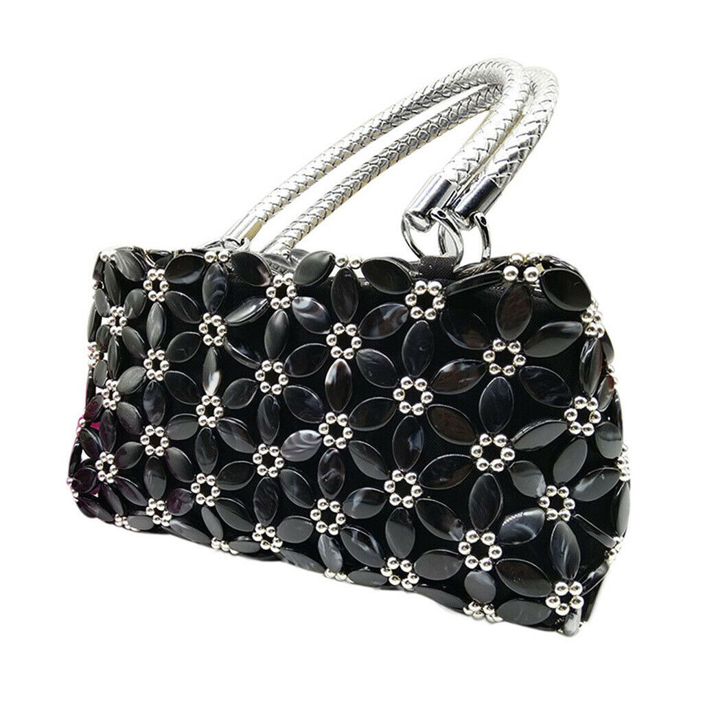 DIY Beads Bag Handbag Making Kits for Beginners Handmade beaded bag Black