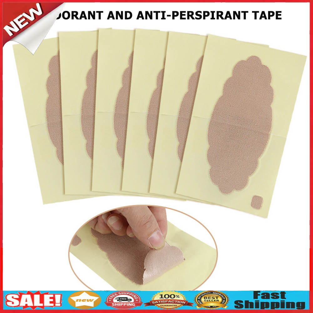 10pcs Men Women Armpit Sweat Pads Underarm Perspiration Absorbing Patch @