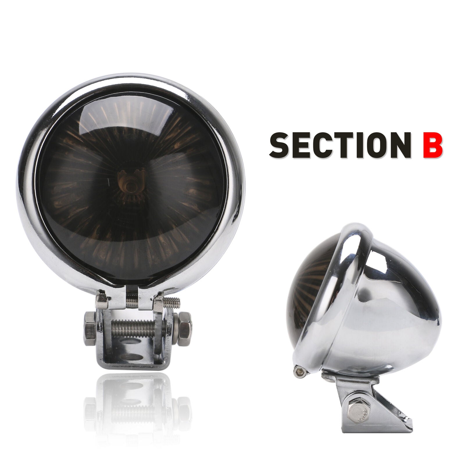 Motorcycle LED 12V Adjustable Cafe Racer Style Stop Brake Rear Lamp Taillight