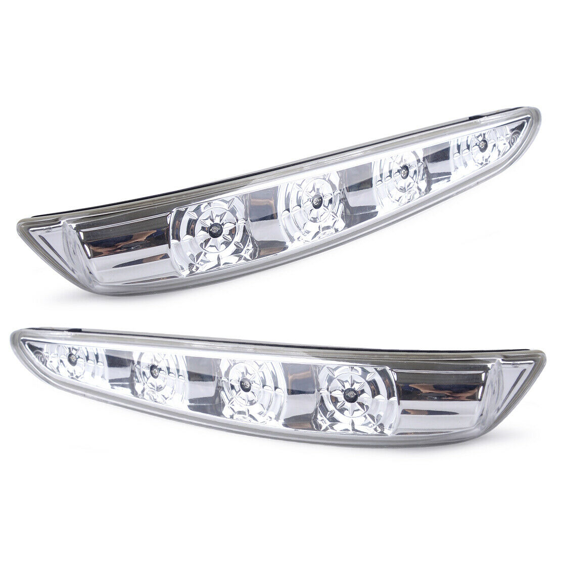 1 Pair Turn Signal Mirror Lamp Fit For Hyundai Sonata 8th i45 2011-2014 Grey as