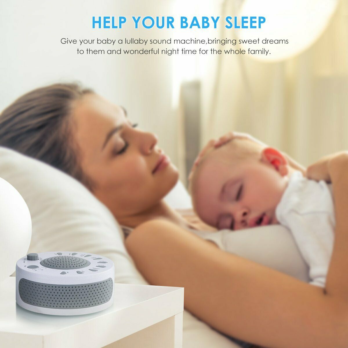 Sound Spa Relax Machine White Noise Baby Easy Sleep Nature Night Therapy