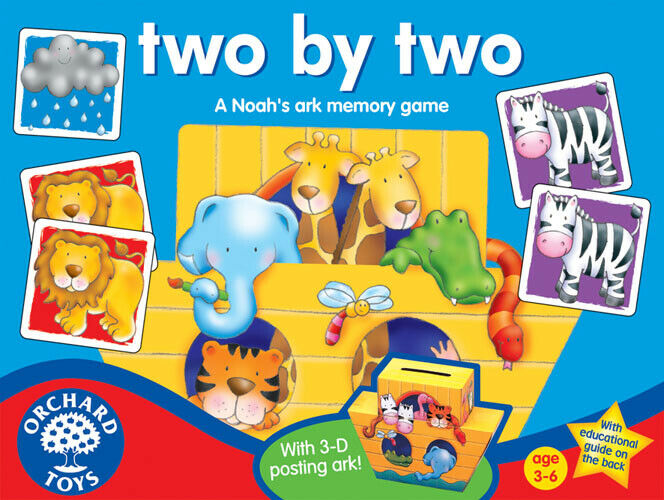 Orchard Toys 053 Two by Two Kids Childrens Toddler Fun Learning Game 3 - 6 Years
