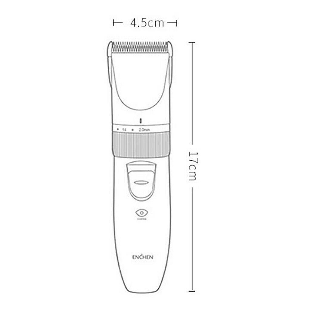 2x Home Kid's Male Barber Electric Hair Clipper & Accessories Rechargeable