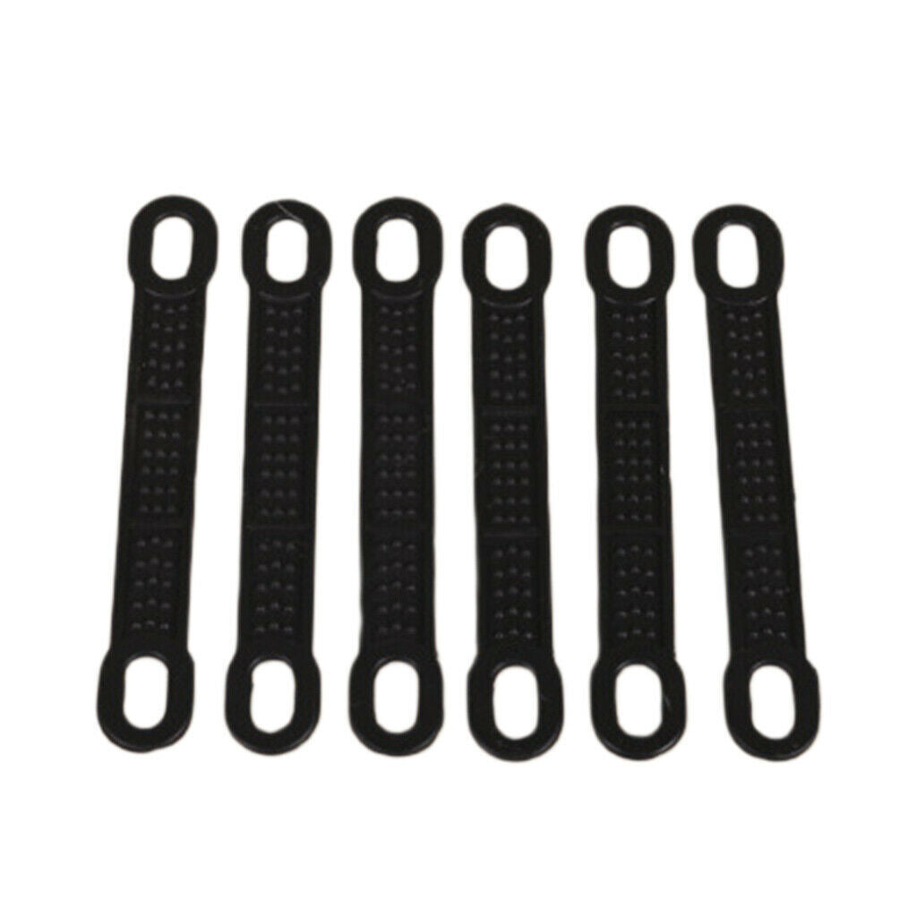 100 lot Practical Non-Slip Silicone Hanger Grips Clothing Hanger Strips