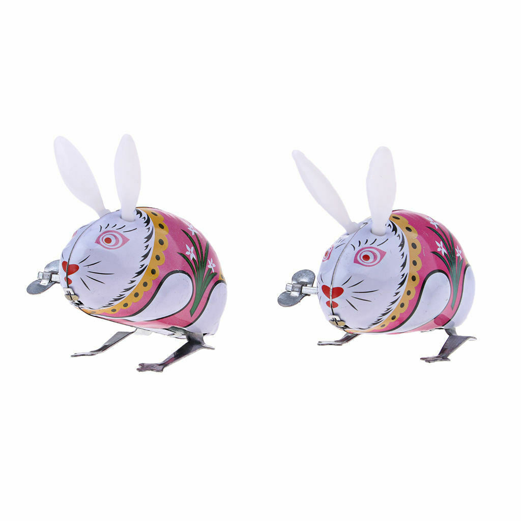 Wind-up Animals Toys Cute Clockwork Rabbit Toys Mini Jumping Animals Toys