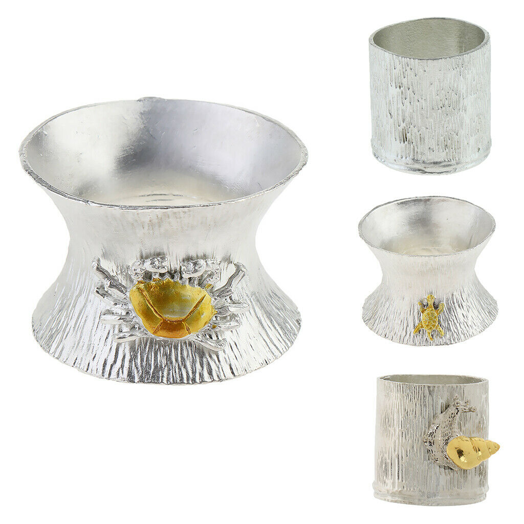 Pure Tin Tea Infuser Tea Filter Base Holder Tea Utensils Crab