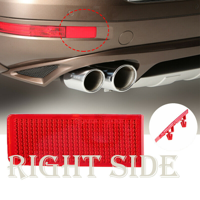 Passenger Right Side Rear Bumper Reflector Marker Red Fits VW Touareg 2011-2014